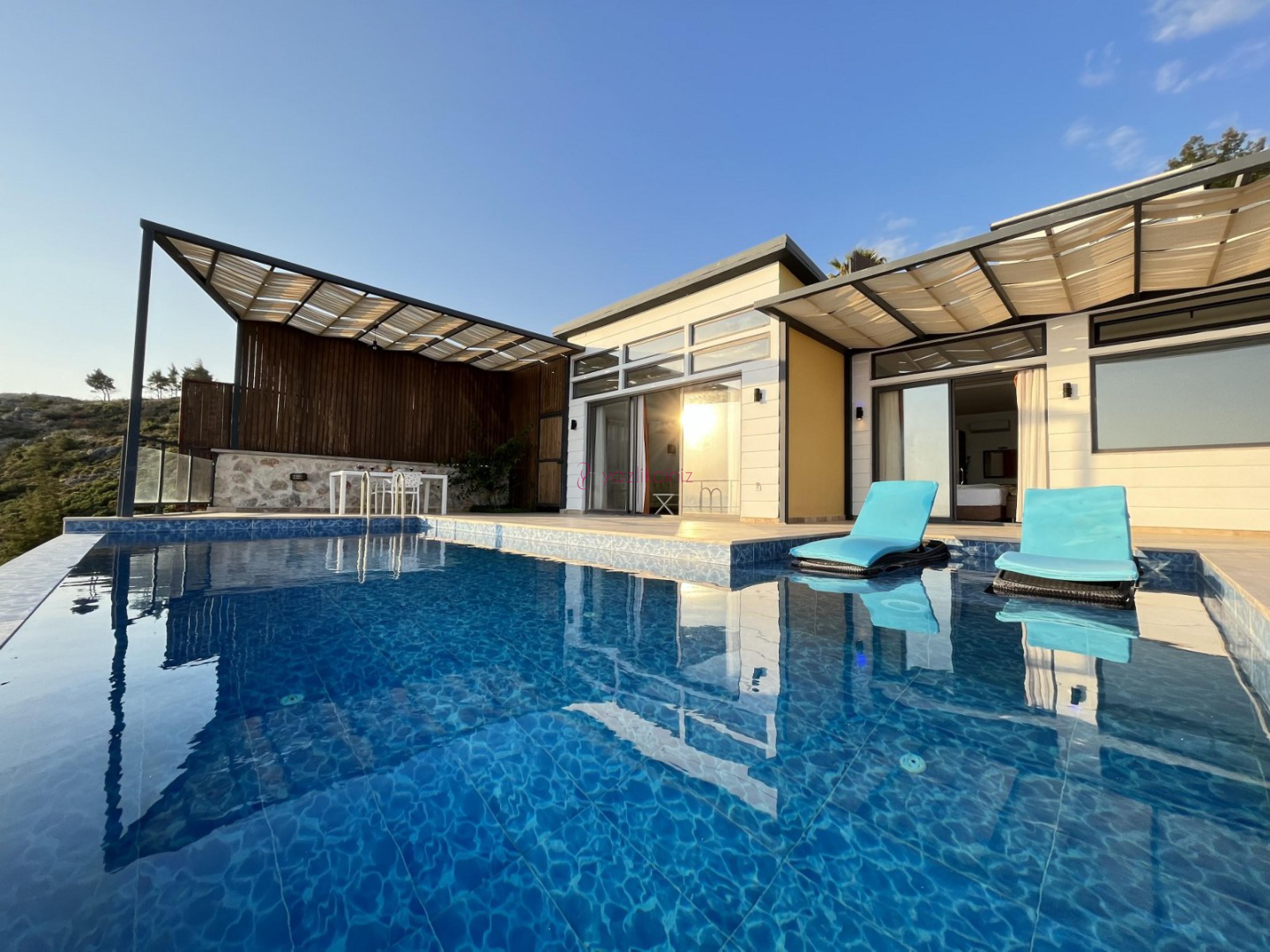 Villa Baları Kalkan Lapaz mevkiinde bulunan Kiralık Balayı Villası |Yazlikciniz