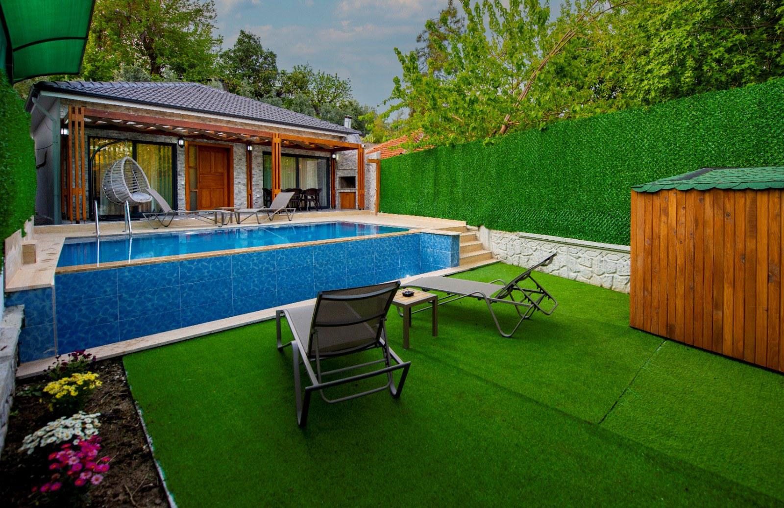 Villa Barkın, 4 Kişi Kapasiteli, 2 Yatak Odalı, Jakuzili, Havuzu Korunaklı, Kiralik Villa, Fethiye, Yazlıkciniz